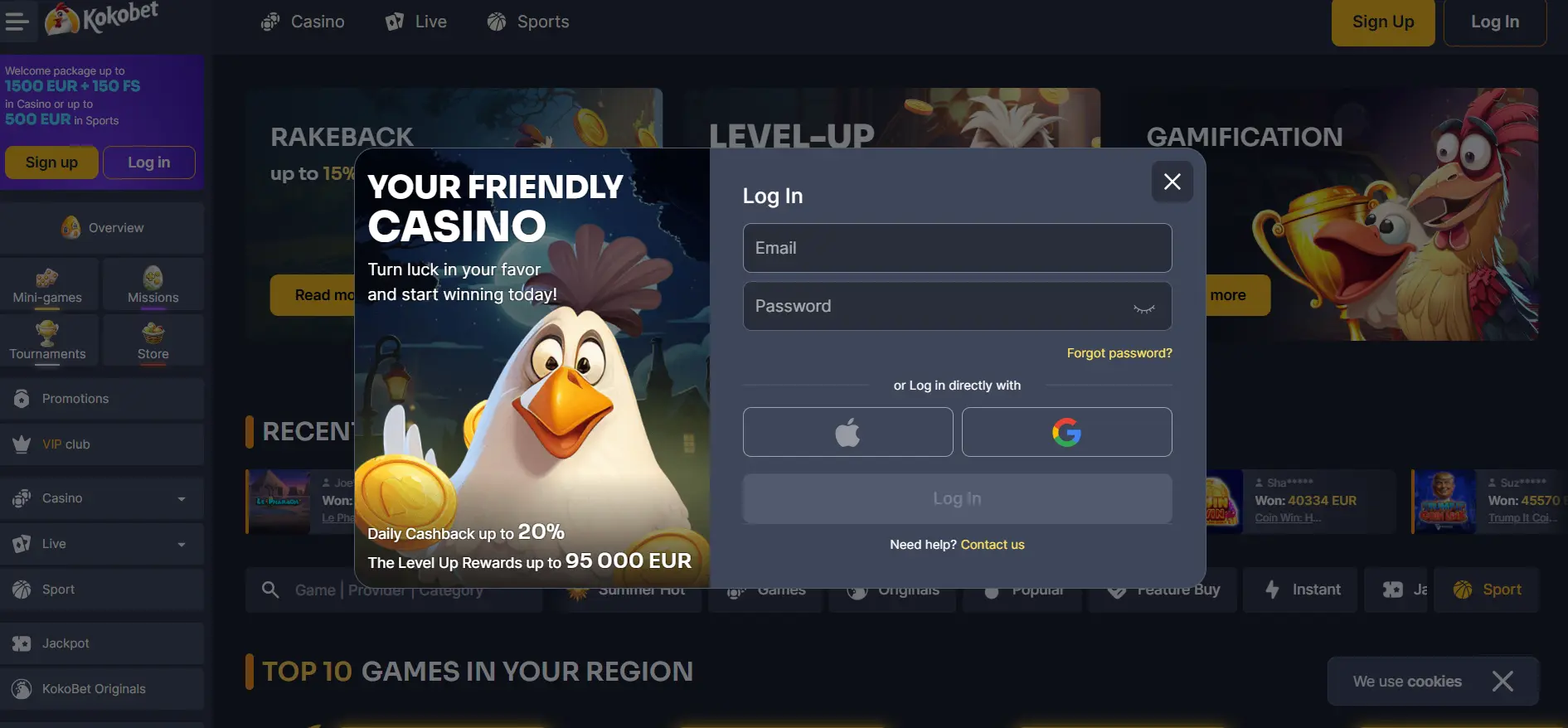 Kokobet Casino – Complete online casino ervaring image 2